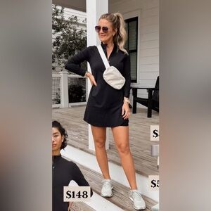 NEW Lululemon nulux black tennis dress